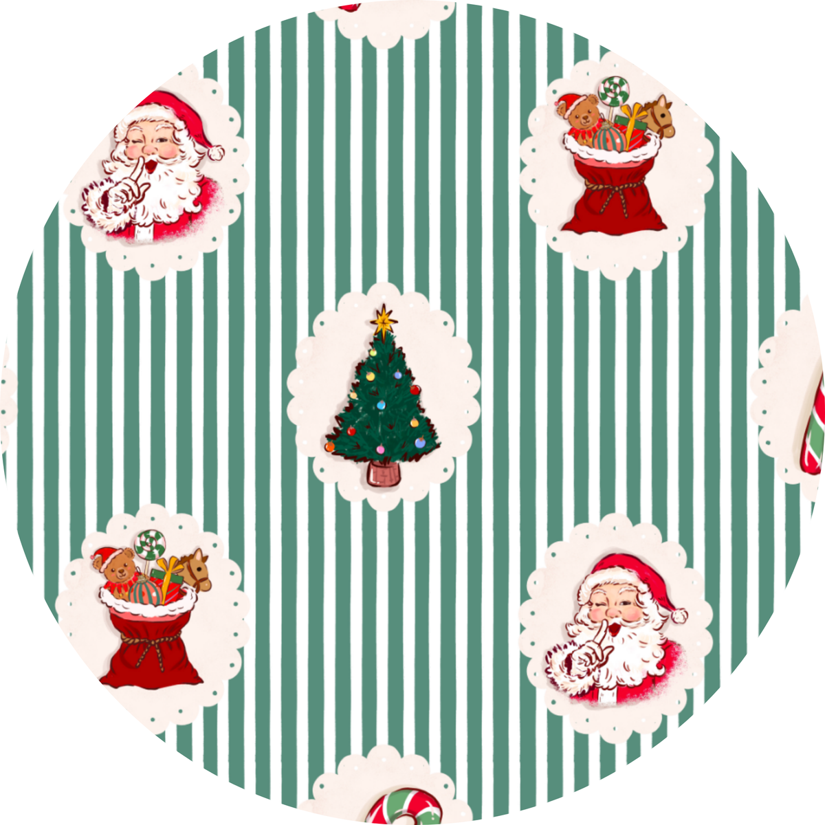 PREORDER Christmas Classic Stripe Mens Lounge Set