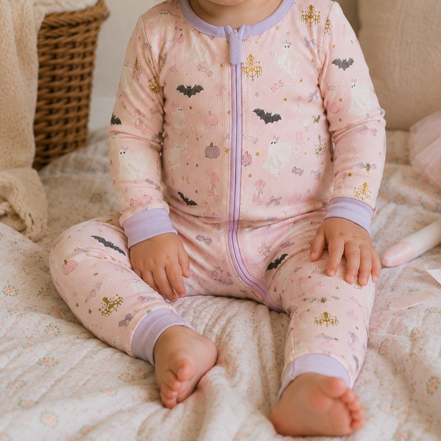 Boo-tiful Ballet (Convertible Zip Footies)