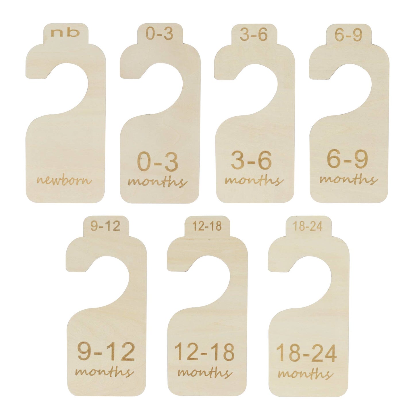 Baby Closet Size Dividers & Organizer – Newborn - 24 Months
