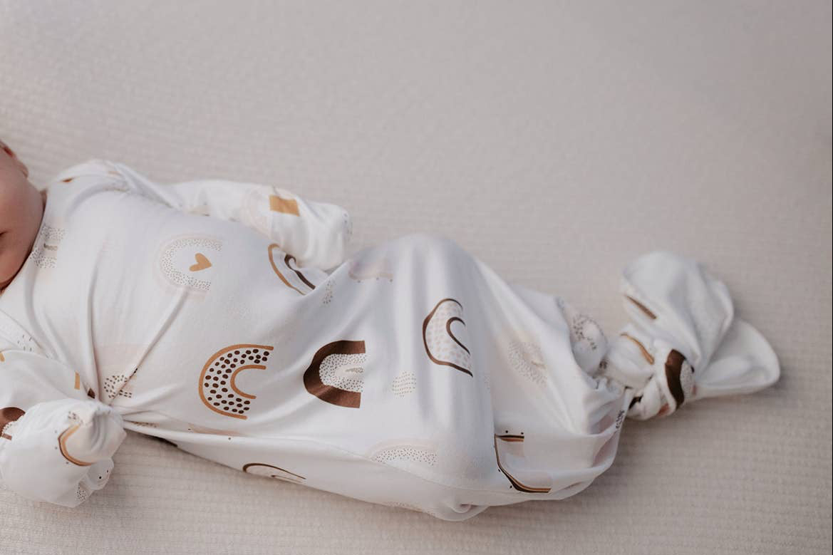 Rainbow Knotted Gown