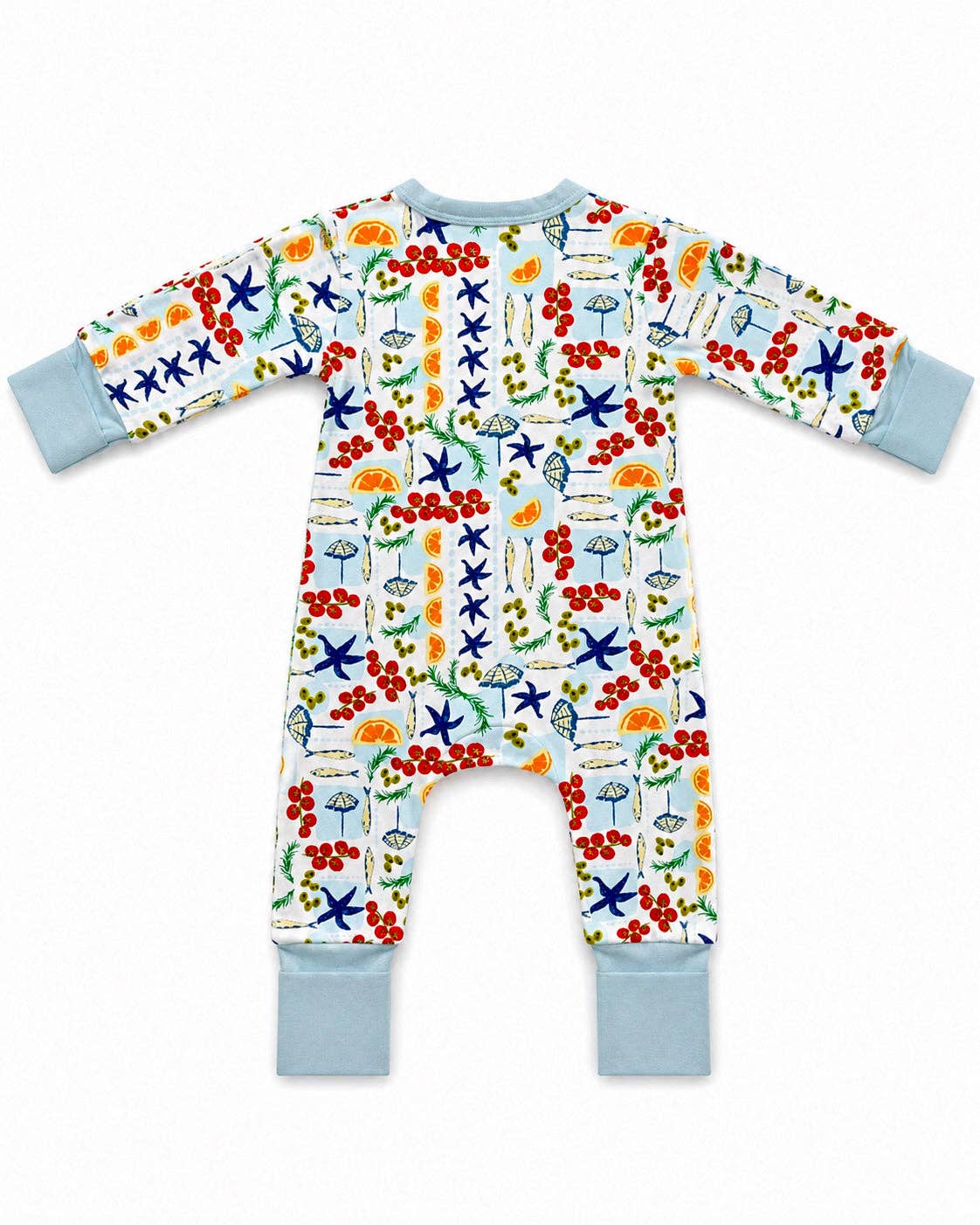 2-Way Zip Romper, Palermo Picnic