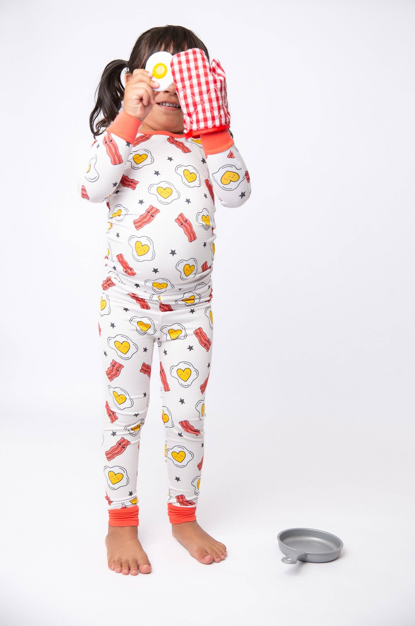 Eggs & Bacon Bamboo Toddler 2 Piece Set