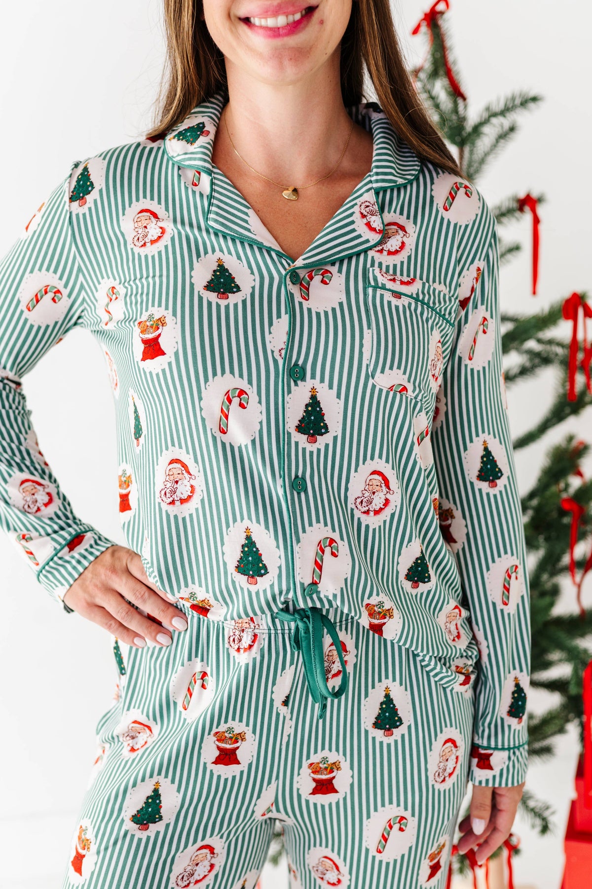 PREORDER Christmas Classic Stripe Women's Lounge Set