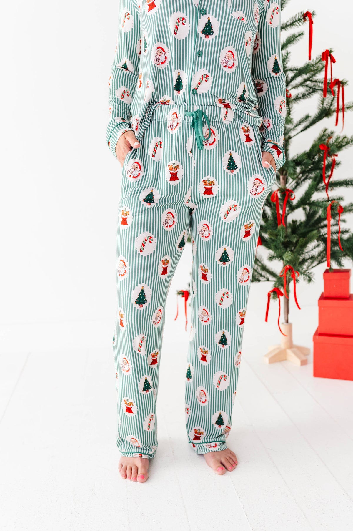 PREORDER Christmas Classic Stripe Women's Lounge Set