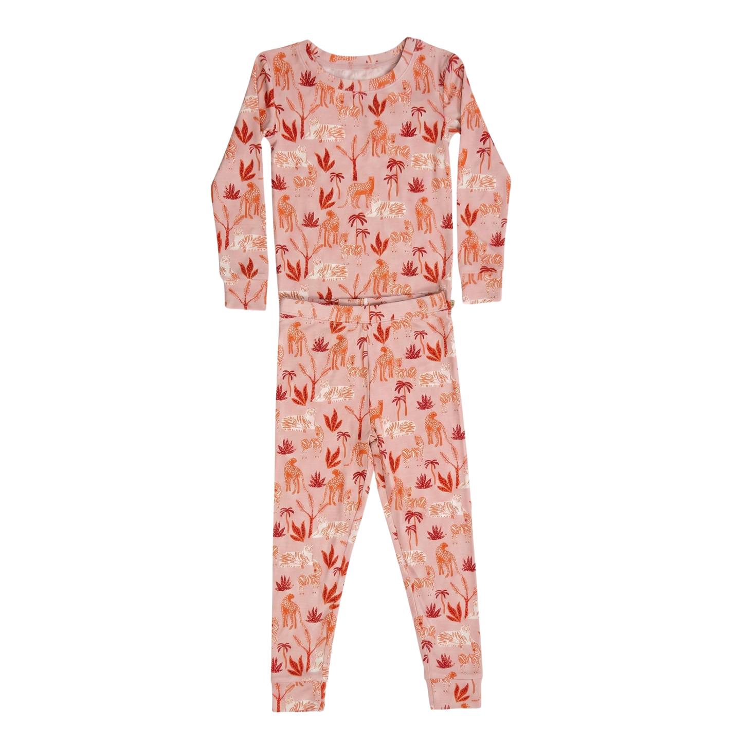 Ribbed Bamboo Two-Piece Set — Safari