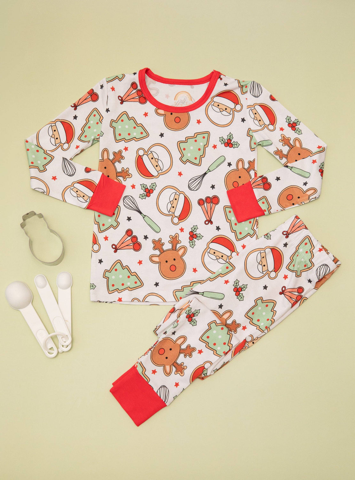 Christmas Cookies Bamboo 2 Piece Set