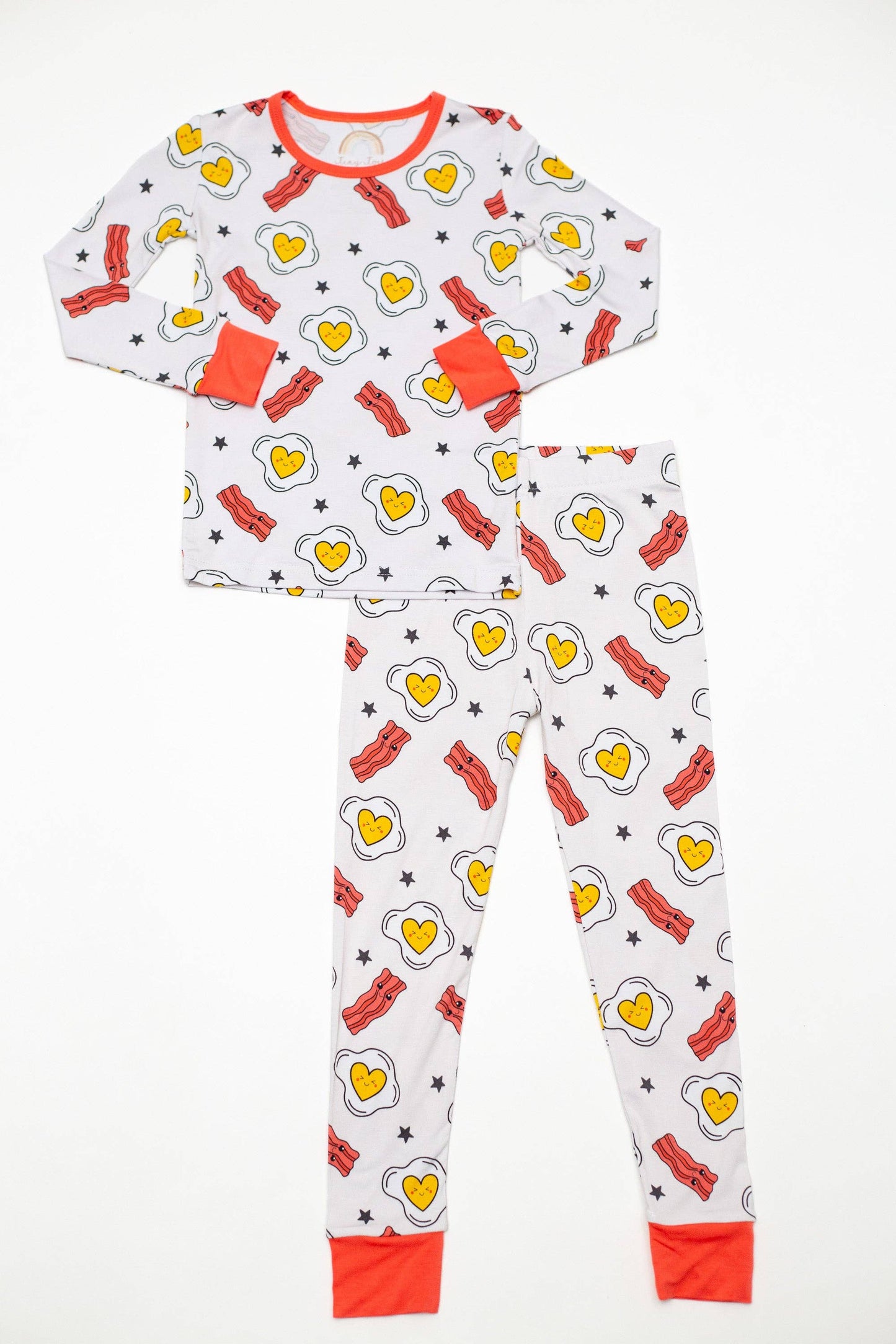 Eggs & Bacon Bamboo Toddler 2 Piece Set