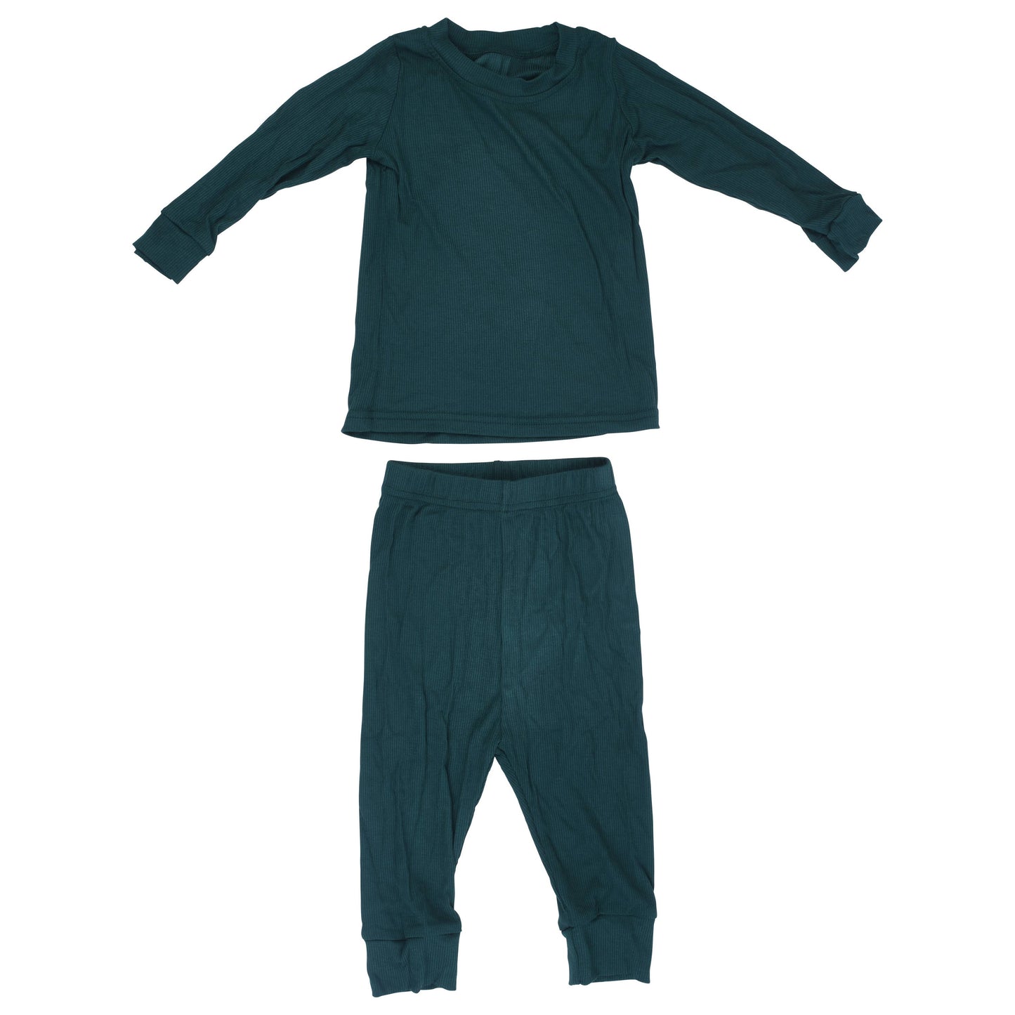 Ribbed Forest Green Jammies Kids Pjs & Lougewear