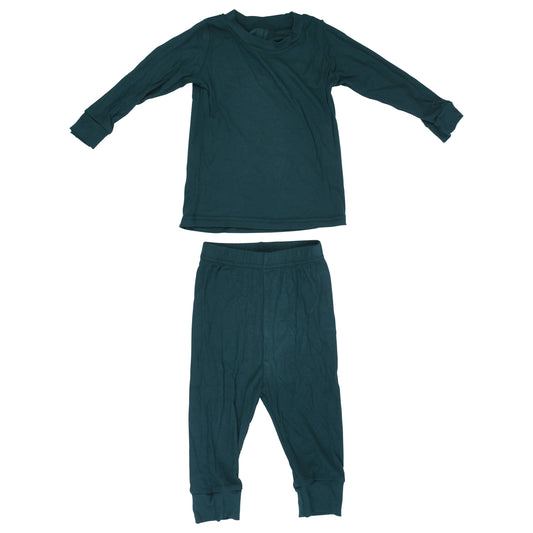 Ribbed Forest Green Jammies Kids Pjs & Lougewear