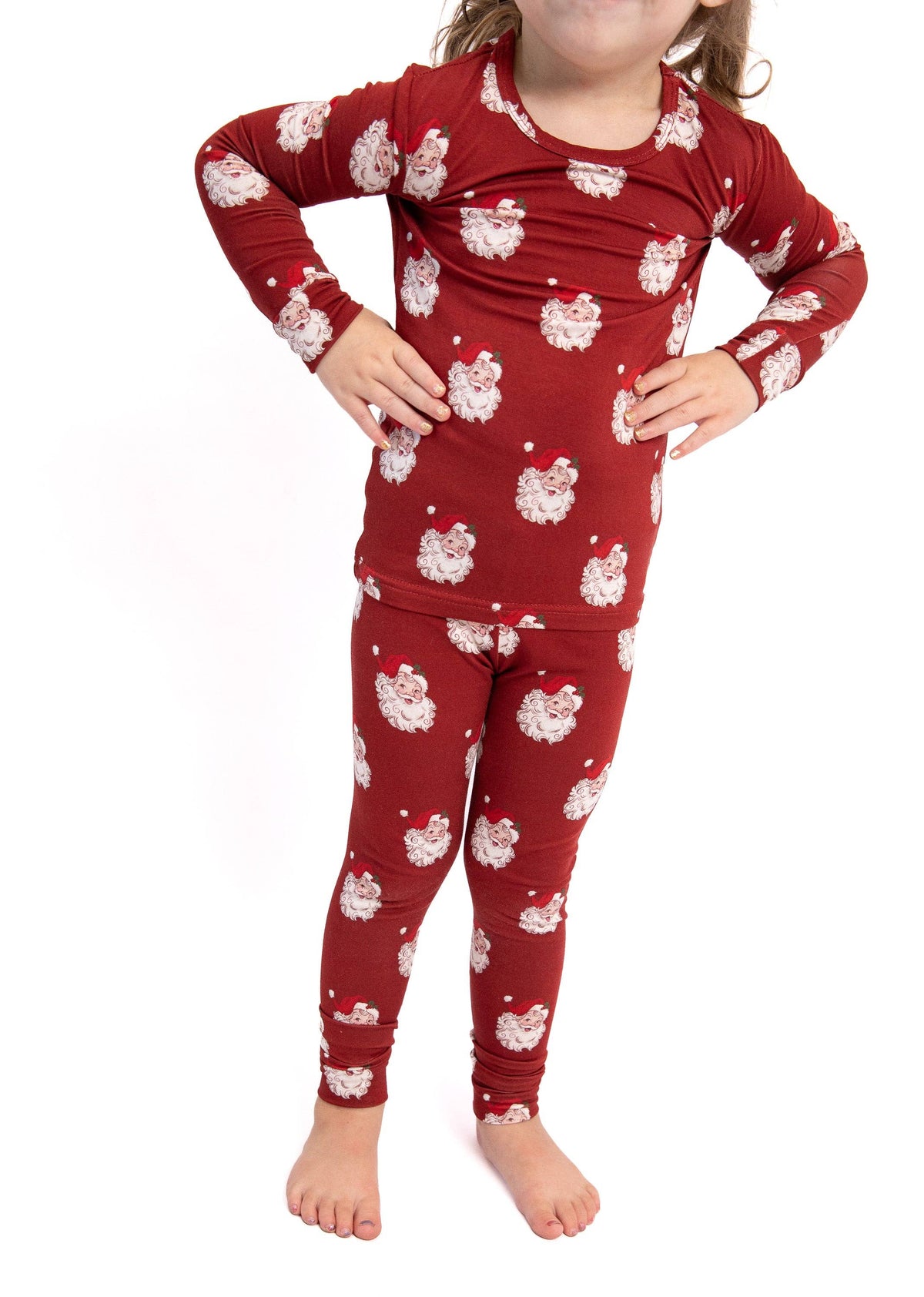 Christmas Vintage Santa Bamboo 2 Piece Set