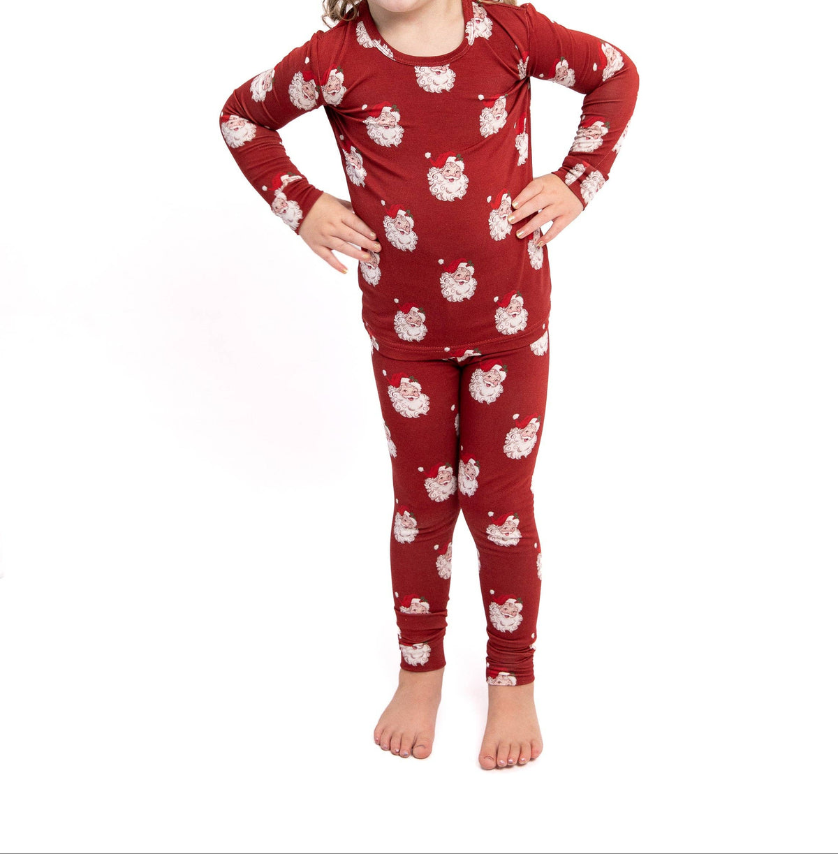 Christmas Vintage Santa Bamboo 2 Piece Set
