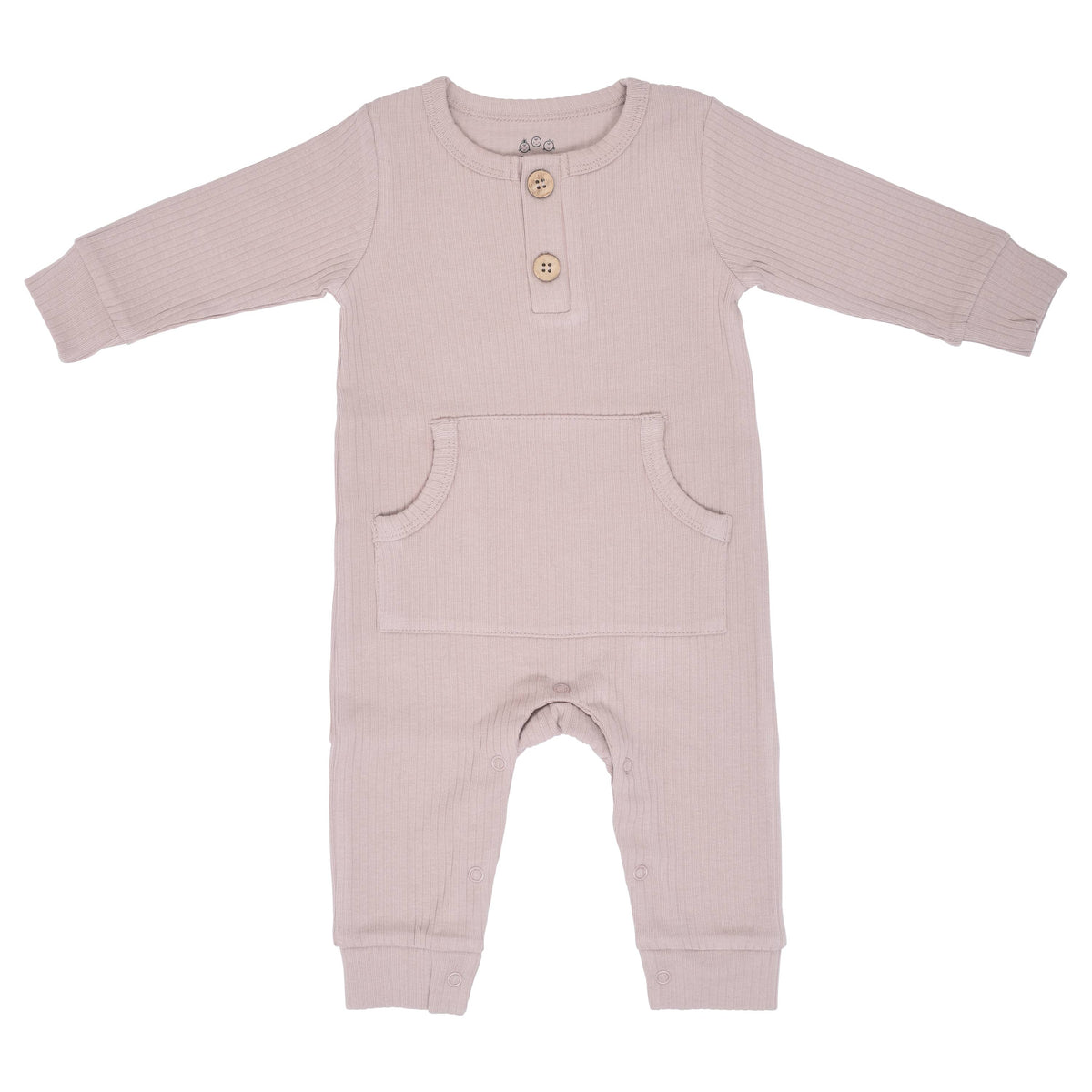 Baby Ribbed Playsuit with Pockets