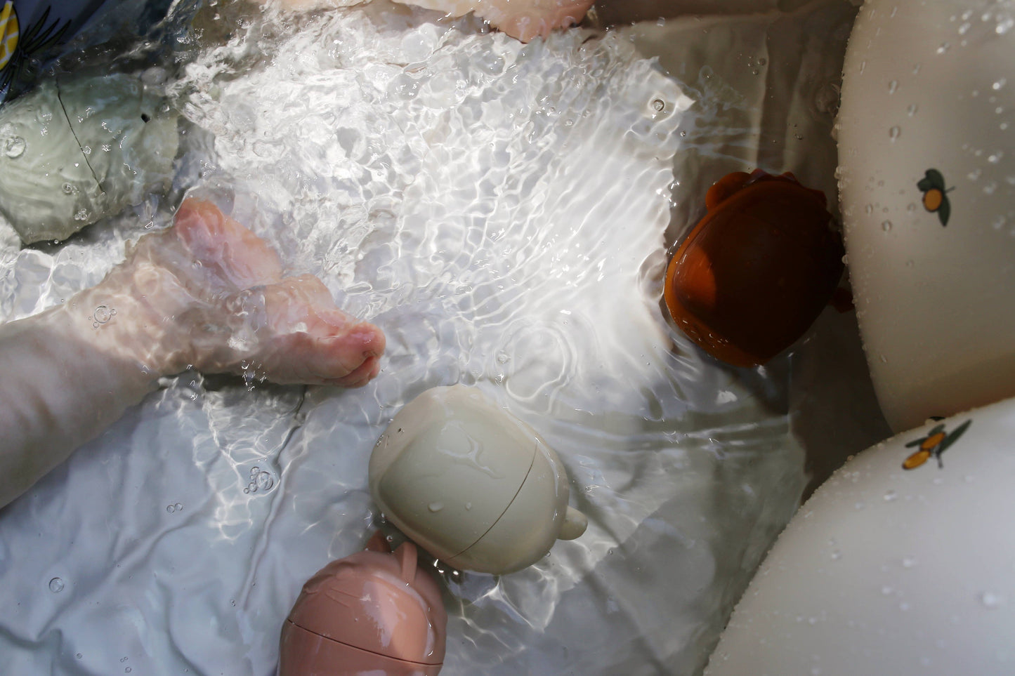 Animal Mold Free Silicone Bath Toy Set 