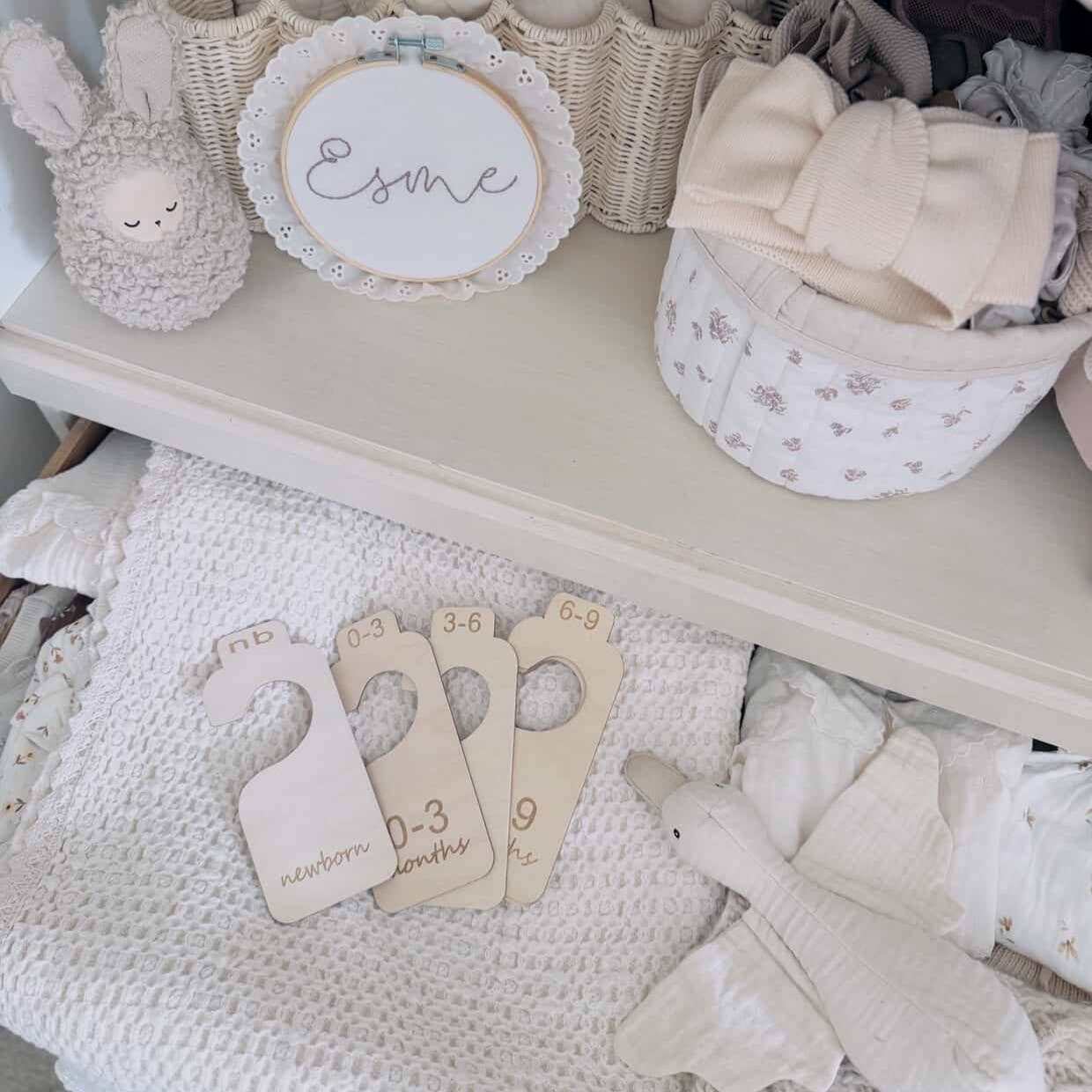 Baby Closet Size Dividers & Organizer – Newborn - 24 Months