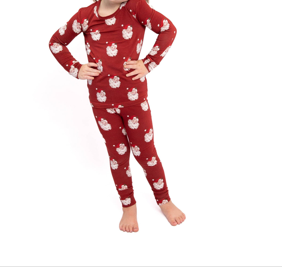 Christmas Vintage Santa Bamboo 2 Piece Set