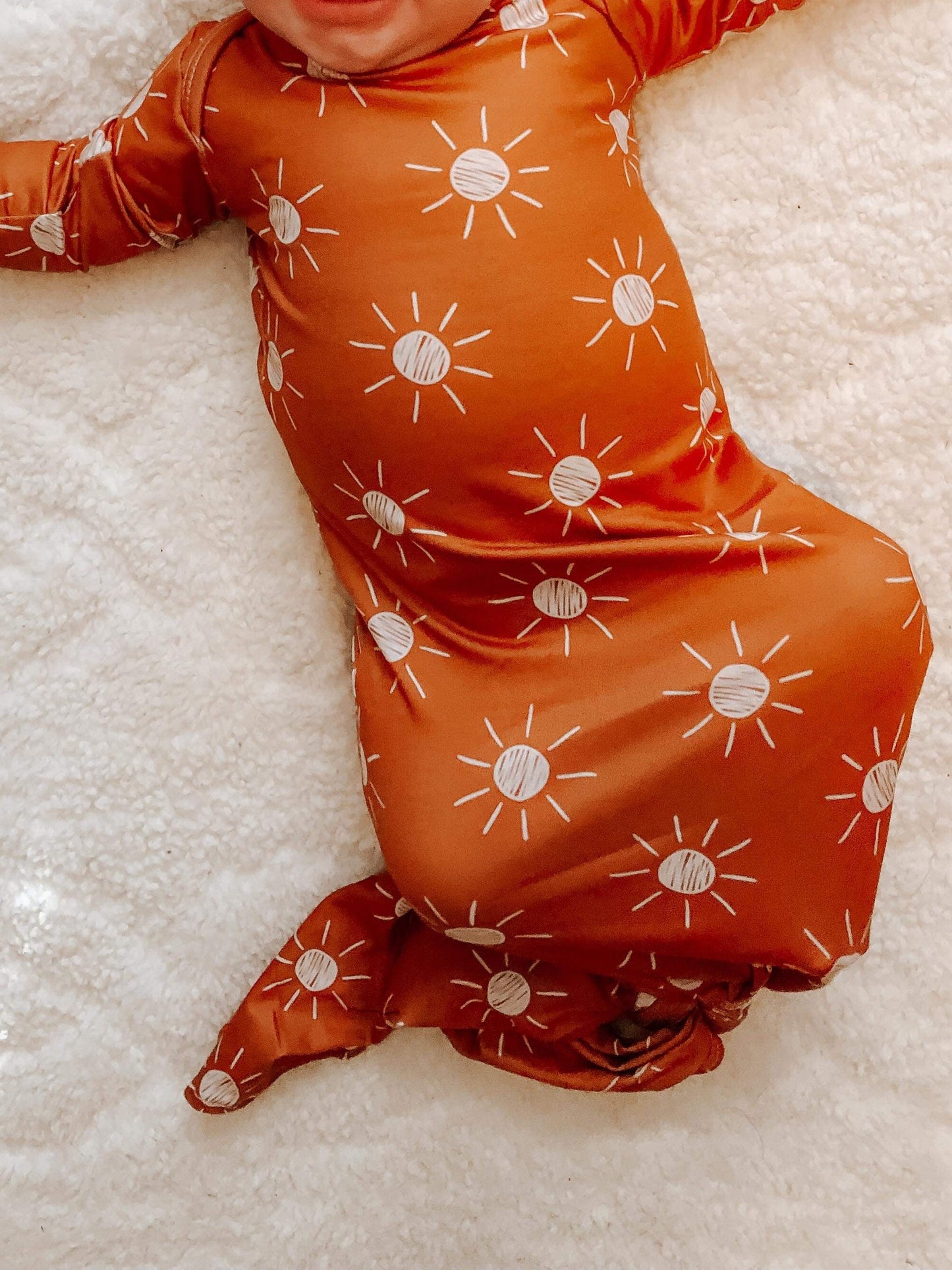 Boho sun gown and hat set